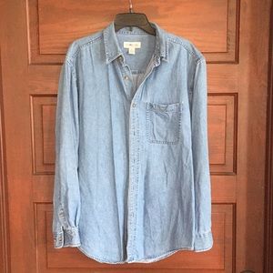 Vintage boyfriend style denim shirt